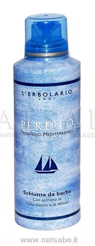 Erbolario - Periplo - Schiuma da Barba - 200ml | Creme e dopobarba |  Erboristeria Natsabe: vendita online | erbe officinali, tisane, integratori