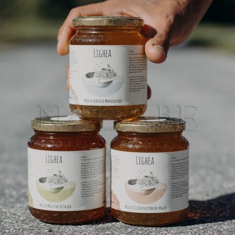 Miele Lighea - Miele di Melata da agricoltura biologica - 500 g | Miele |  Erboristeria Natsabe: vendita online | erbe officinali, tisane, integratori