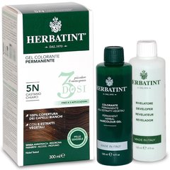 Hair Dye Herbatint 5N Light Chestnut - 300 ml