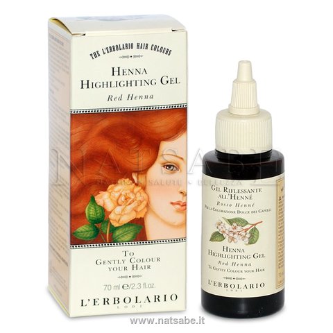 Erbolario - Hair Colour - Henna Red - 70ml | Hair Vegetal Colours | Erboristeria Natsabe: online selling