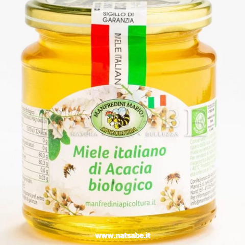 Apicoltura Manfredini Mario - Organic Acacia Honey - 400g | Honey | Erboristeria Natsabe: online selling