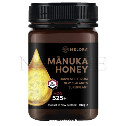 Melora - New Zealand Manula ltd - Manuka Honey UMF 15+ (MGO 525+) - 500 g | Manuka Honey UMF | Erboristeria Natsabe: online selling