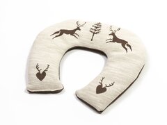 Cuscino a collare con Noccioli di Ciliegia Alce