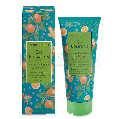 Erbolario - Gin Botanicals - Body Cream - 200 ml | Body Lotion | Erboristeria Natsabe: online selling
