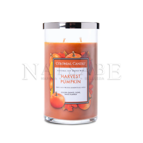 Colonial Candle - Candela Profumata - Harvest Pumpkin - 538g | Candele profumate maxi |  Erboristeria Natsabe: vendita online | erbe officinali, tisane, integratori