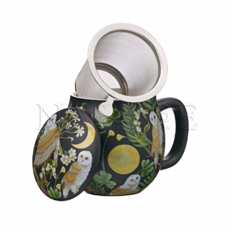 Snak - La Via del Tè - Tazza Tisana Camilla - Birdy Barbagianni | Tazze tisana |  Erboristeria Natsabe: vendita online | erbe officinali, tisane, integratori