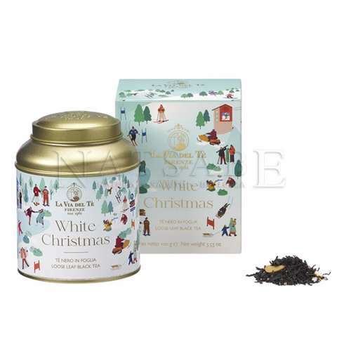 Snak - La Via del Tè - Tè Nero di Natale White Christmas - lattina da 100g | Confezioni Regalo |  Erboristeria Natsabe: vendita online | erbe officinali, tisane, integratori