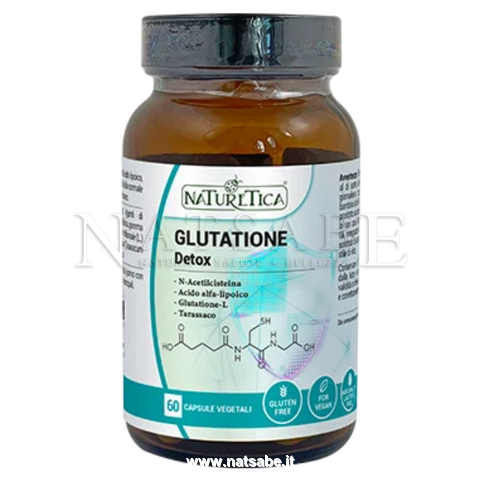 Naturetica - Glutatione Detox - 60 capsule da 723 mg | Detoxication | Erboristeria Natsabe: online selling