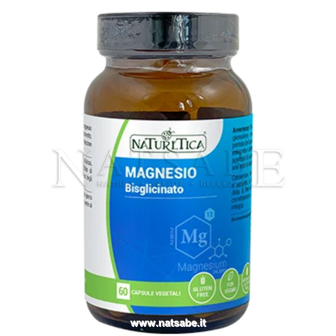 Naturetica - Magnesio Bisglicinato - 60 capsule da 895 mg | Vitamins and Minerals | Erboristeria Natsabe: online selling
