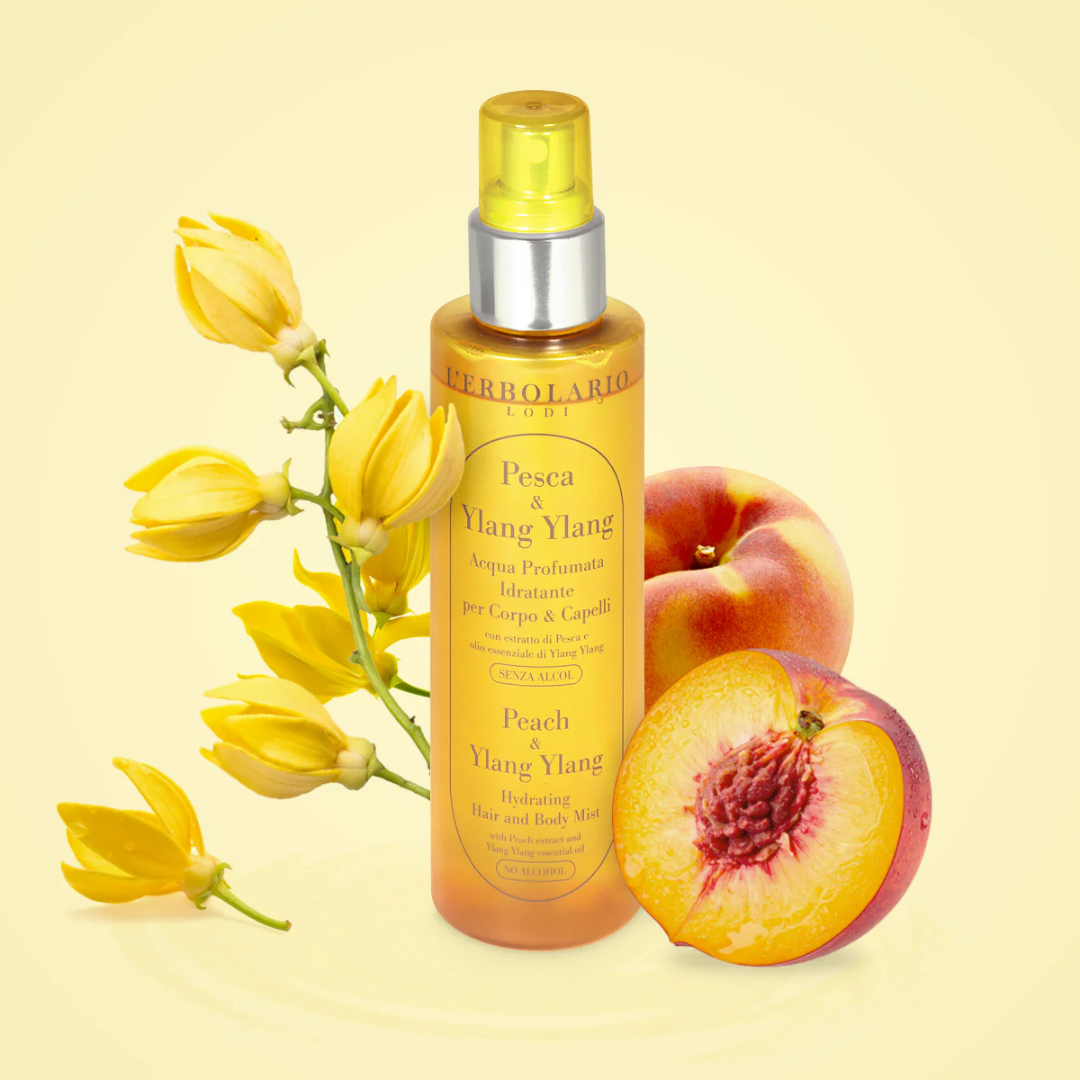 Hydrating Hair and Body Mist - Peach and Ylang Ylang - 150 ml