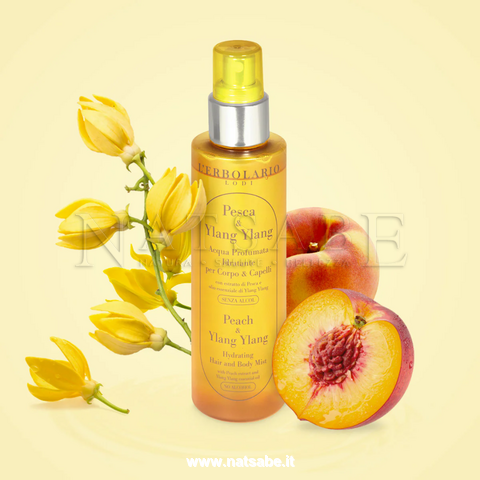 Erbolario - Hydrating Hair and Body Mist - Peach and Ylang Ylang - 150 ml | Perfumes | Erboristeria Natsabe: online selling
