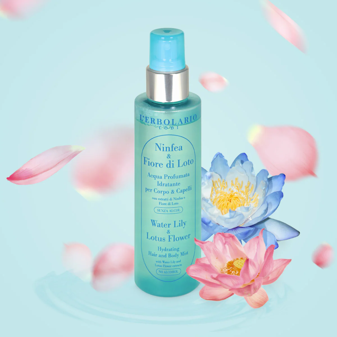 Acqua Profumata Corpo e Capelli - Ninfea e Fiore di Loto- 150 ml