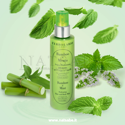 Erbolario - Hydrating Hair and Body Mist - Bamboo and Mint - 150 ml | Perfumes | Erboristeria Natsabe: online selling