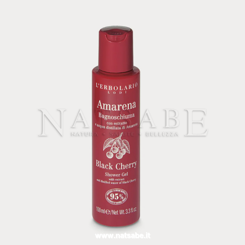 Erbolario - Black Cherry - Bath Gel - 100 ml | Bath foam and Shower Gel | Erboristeria Natsabe: online selling