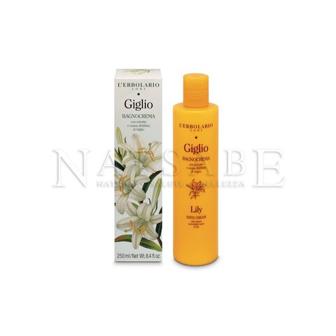 Erbolario - Lily - Perfumed Bath Cream - 250 ml | Bath foam and Shower Gel | Erboristeria Natsabe: online selling