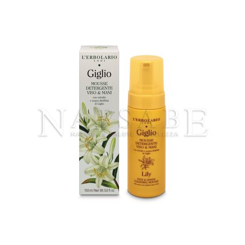 Erbolario - Lily - Cleansing Mousse for face and hands - 150 ml | Liquid Soap | Erboristeria Natsabe: online selling