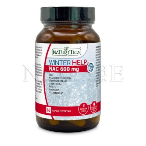 Naturetica - Winter Help NAC 600 - 60 vegetal Capsules 893 mg each | Immunitary Defense | Erboristeria Natsabe: online selling